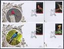 Ghana Ghana 4156-4159 gestempelt als FDCs / Vögel MiNr. 4156-4159 gestempelt als FDCs / Vögel -