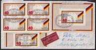 BRD Bund 807, Block 10 auf Brief Eilbote Express -