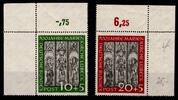BRD Bund BRD Bund 139-140 postfrisch vom Eckrand MiNr. 139-140 postfrisch vom Eckrand -