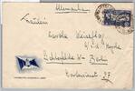 Frankreich 255 auf Brief Hamburg Amerika Linie -