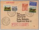 BRD Bund 160 als Ersttagsbrief Luftpost -