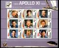 Ghana Ghana 2037-2045 postfrisch Kleinbogen / Astronauten MiNr. 2037-2045 postfrisch Kleinbogen / Astronauten -