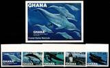Ghana Ghana 977-981 und Block 100 B postfrisch Meerestiere MiNr. 977-981 und Block 100 B postfrisch Meerestiere -