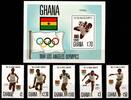 Ghana Ghana 1048-1052 und Block 109 postfrisch Olympische Spiele MiNr. 1048-1052 und Block 109 postfrisch Olympische Spiele -