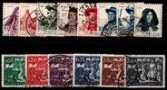 Portugal Portugal Jahrgang 1947 mit 706-714 gestempelt ohne Blöcke MiNr. Jahrgang 1947 mit 706-714 gestempelt ohne Blöcke -