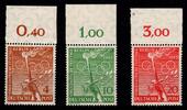 Berlin Berlin 88-90 P OR ndgz postfrisch vom Oberrand nicht durchgezähnt MiNr. 88-90 P OR ndgz postfrisch vom Oberrand nicht durchgezäh -