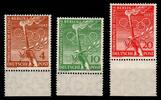 Berlin Berlin 88-90 UR postfrisch vom Unterrand MiNr. 88-90 UR postfrisch vom Unterrand -