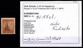 SBZ SBZ 92 AX ct postfrisch geprüft Jasch BPP MiNr. 92 AX ct postfrisch geprüft Jasch BPP -
