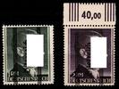 Österreich Österreich 693-694 V postfrisch beide Plattenfehler V, geprüft Sturzeis MiNr. 693-694 V postfrisch beide Plattenfehler V, geprüf -