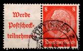 Deutsches Reich Deutsches Reich W 87 gestempelt MiNr. W 87 gestempelt -