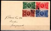 Großbritannien Großbritannien 189-192 gestempelt als FDC MiNr. 189-192 gestempelt als FDC -