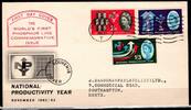 Großbritannien Großbritannien 351-353 y gestempelt als FDC MiNr. 351-353 y gestempelt als FDC -