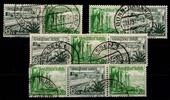 Deutsches Reich Deutsches Reich W 123 - W 126 gestempelt MiNr. W 123 - W 126 gestempelt -
