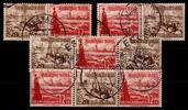 Deutsches Reich Deutsches Reich W 131 - W 134 gestempelt MiNr. W 131 - W 134 gestempelt -