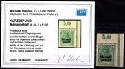 Memel Memel 1 a P OR postfrisch Kurzbefund Haslau BPP MiNr. 1 a P OR postfrisch Kurzbefund Haslau BPP -