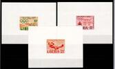 Liberia Liberia 623-625 B postfrisch als Einzelblöcke, Olympiade Tokio MiNr. 623-625 B postfrisch als Einzelblöcke, Olympiade Tokio -