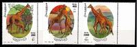 Somalia Somalia 808-810 Bogenrand rechts postfrisch Giraffen MiNr. 808-810 Bogenrand rechts postfrisch Giraffen -