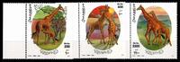 Somalia Somalia 808-810 Bogenrand links postfrisch Giraffen MiNr. 808-810 Bogenrand links postfrisch Giraffen -