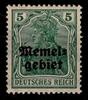 Memel Memel 1c mit Falz geprüft Huylemans BPP MiNr. 1c mit Falz geprüft Huylemans BPP -