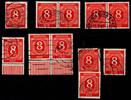 All. Besetzung All. Besetzung 917 gestempelt Paare, UR MiNr. 917 gestempelt Paare, UR -