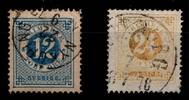 Schweden Schweden 21 A, 23 A gestempelt MiNr. 21 A, 23 A gestempelt -