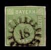 Bayern Bayern 5 gestempelt gMr 18 Augsburg MiNr. 5 gestempelt gMr 18 Augsburg -