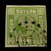 Bayern Bayern 5 gestempelt mit B.P. Stempel MiNr. 5 gestempelt mit B.P. Stempel -