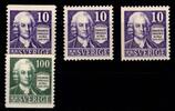Schweden Schweden 243 A, B, Dl, 244 A postfrisch MiNr. 243 A, B, Dl, 244 A postfrisch -