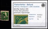 SBZ SBZ 95 A X dp1 PF X gestempelt Befund Krenz MiNr. 95 A X dp1 PF X gestempelt Befund Krenz -