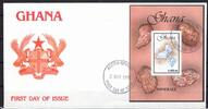 Ghana Ghana Block 168 gestempelt als FDC / Diamanten MiNr. Block 168 gestempelt als FDC / Diamanten -