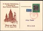 BRD Bund 113 auf Postkarte Sonderkarte -