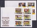 Ghana Ghana 3829-3838 gestempelt als FDC / Fußball MiNr. 3829-3838 gestempelt als FDC / Fußball -
