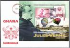 Ghana Ghana 3812-3815 und Block 474 gestempelt als FDC / Schriftsteller MiNr. 3812-3815 und Block 474 gestempelt als FDC / Schriftstel -