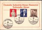 Berlin 106,119,124 auf Ausstellungskarte Hannover Messe -
