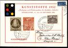 Berlin 82,88 auf Ausstellungskarte Düsseldorf Messe -