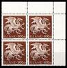 Island Island 703 postfrisch als 4er Block Eckrand or MiNr. 703 postfrisch als 4er Block Eckrand or -