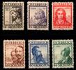 Österreich Österreich 591-596 postfrisch Persönlichkeiten MiNr. 591-596 postfrisch Persönlichkeiten -