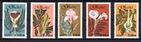 Ghana Ghana 1484-1488 mit Falz Blumen MiNr. 1484-1488 mit Falz Blumen -