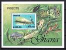 Ghana Ghana Block 182 mit Falz Insekten MiNr. Block 182 mit Falz Insekten -
