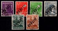 Berlin 2-6, 7-8 gestempelt gepr. Schlegel BPP MiNr. 2-6, 7-8 gestempelt gepr. Schlegel BPP