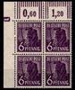 Alliierte Besetzung Alliierte Besetzung 944 PL postfrisch Plattennummer 1 negativ MiNr. 944 PL postfrisch Plattennummer 1 negativ -