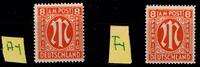 Alliierte Besetzung Bizone Alliierte Besetzung Bizone 14 A y, F y postfrisch LOT MiNr. 14 A y, F y postfrisch LOT -
