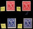 Alliierte Besetzung Bizone Alliierte Besetzung Bizone 8 x, 8 z, 9 x, 9 z postfrisch LOT MiNr. 8 x, 8 z, 9 x, 9 z postfrisch LOT -