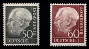 BRD Bund BRD Bund 189, 190 mit Falz MiNr. 189, 190 mit Falz -