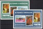 Sao Tome e Principe Sao Tome e Principe Block 15-16 postfrisch Gauguin, Kunst MiNr. Block 15-16 postfrisch Gauguin, Kunst -