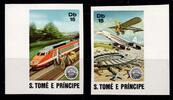 Sao Tome e Principe Sao Tome e Principe 762-763 B postfrisch Transport MiNr. 762-763 B postfrisch Transport -