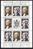 Sao Tome e Principe Sao Tome e Principe 774-775 postfrisch als ZD-Bogen, Washington MiNr. 774-775 postfrisch als ZD-Bogen, Washington -