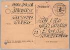 Alliierte Besetzung P 673 Behelfsausgabe als Ganzsache Britische Zone -