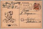 Berlin 65 auf Postkarte Einzelfrankatur -