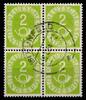 BRD BRD 123 gestempelt im 4er Block MiNr. 123 gestempelt im 4er Block -